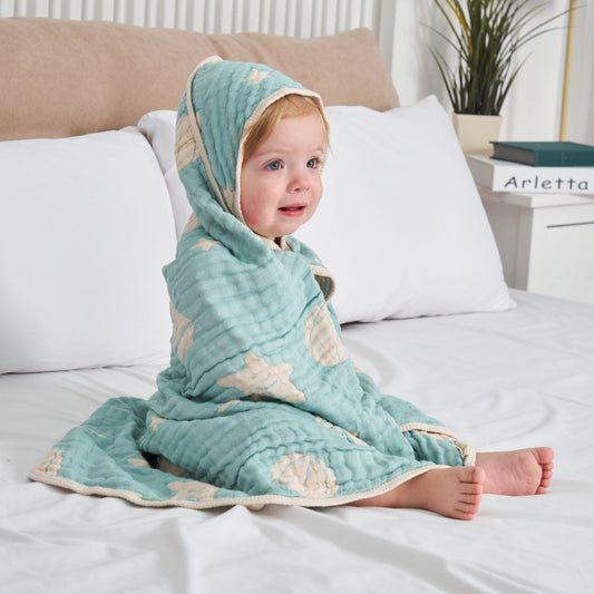 Ocean Ultra Soft Muslin Baby Towel